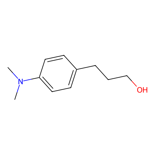 3-(p-(Dimethylamino)phenyl)propanol structure