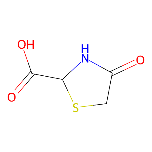 l-Oxothiazoli-dine-carboxylic acid structure