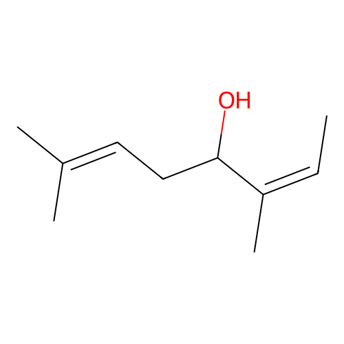 3,7-Dimethylocta-2,6-dien-4-ol structure