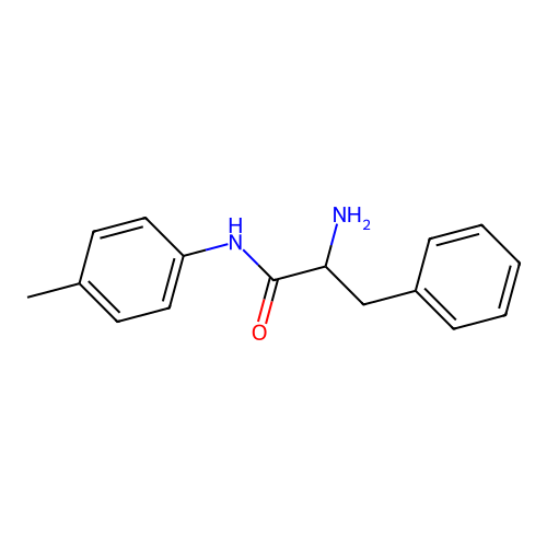 2-amino-N-(4-methylphenyl)-3-phenylpropanamide structure