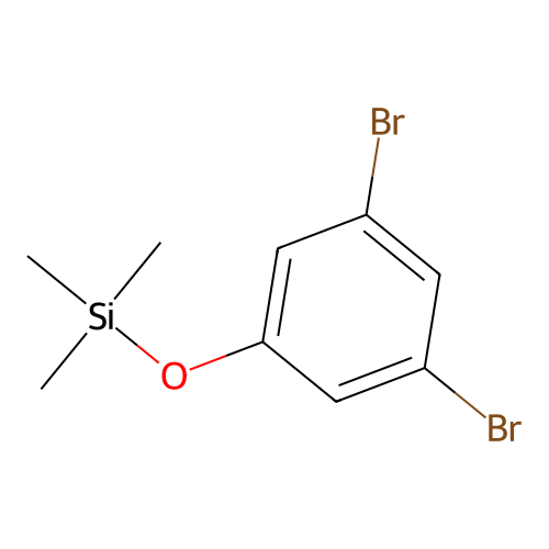 3,5-Dibromophenoxytrimethylsilane structure