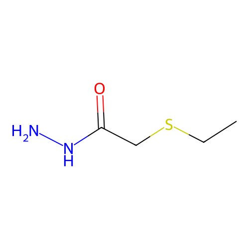 2-(Ethylsulfanyl)acetohydrazide structure