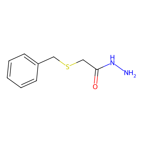 2-(Benzylthio)acetohydrazide structure