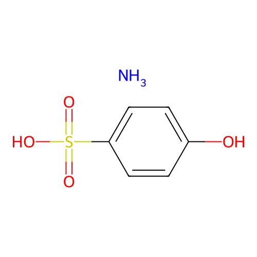 Ammonium p-phenolsulfonate structure