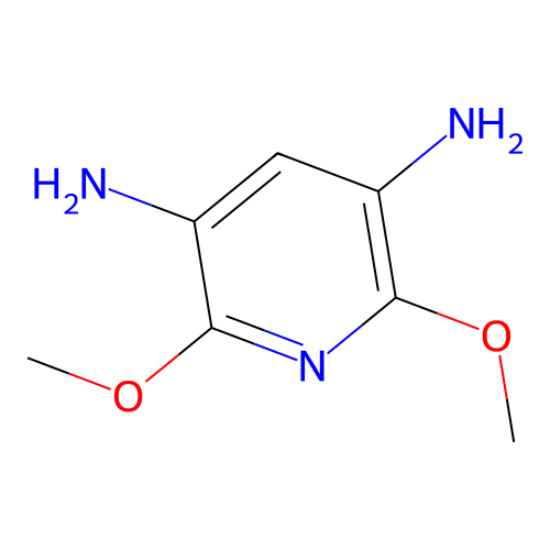 2,6-Dimethoxypyridine-3,5-diamine structure