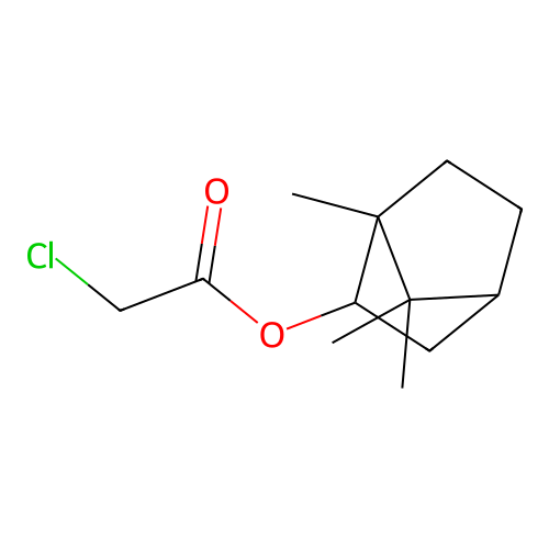 1,7,7-Trimethylbicyclo[2.2.1]heptan-2-yl-2-chloroacetate structure