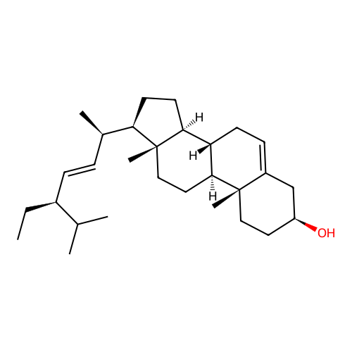 Poriferasterol structure