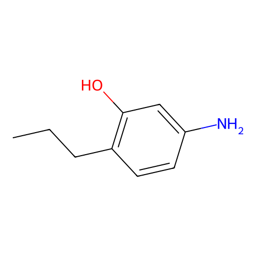 5-Amino-2-propylphenol structure