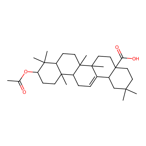 3-O-Acetyloleanolic acid structure
