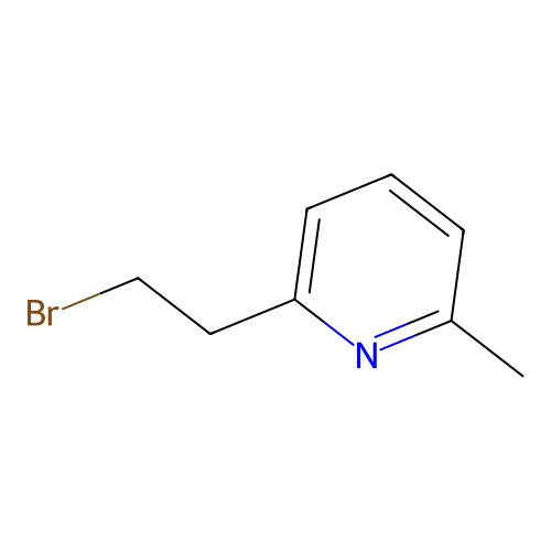2-(2-Bromoethyl)-6-methylpyridine structure