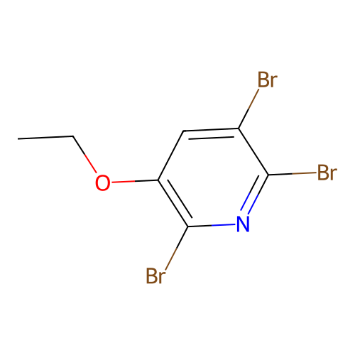 Ethyl 2,5,6-tribromopyridin-3-yl ether structure