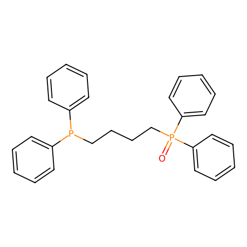 4-Diphenylphosphorylbutyl(diphenyl)phosphane structure