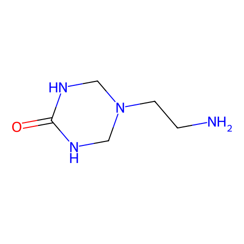 5-(2-Aminoethyl)-1,3,5-triazinan-2-one structure