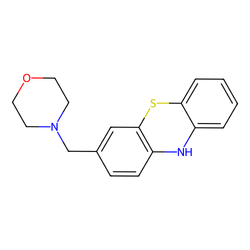 3-[(Morpholin-4-yl)methyl]-10H-phenothiazine structure