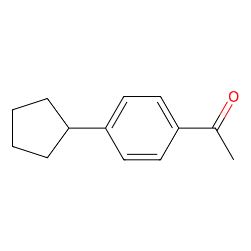 1-(4-Cyclopentylphenyl)ethanone structure