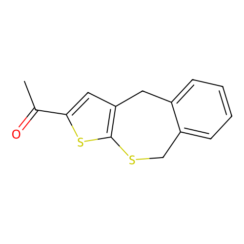 1-(4,9-Dihydrothieno[2,3-c][2]benzothiepin-2-yl)ethanone structure