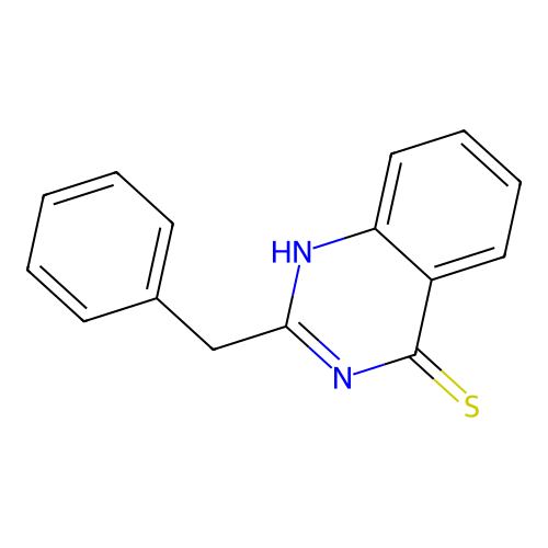 2-Benzyl-4-quinazolinethiol structure