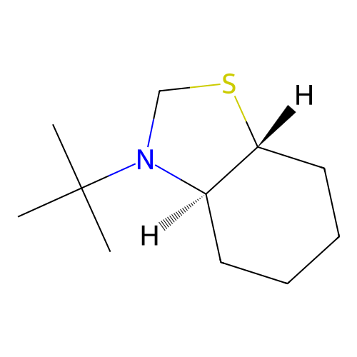(3aR,7aR)-3-tert-butyl-3a,4,5,6,7,7a-hexahydro-2H-1,3-benzothiazole structure