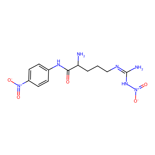 H-Arg(NO2)-pna structure