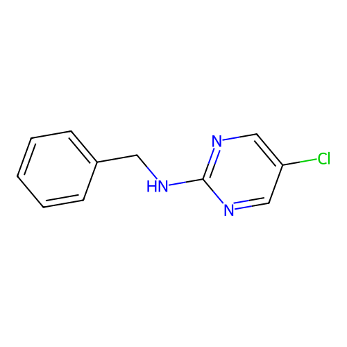 N-benzyl-5-chloropyrimidin-2-amine structure