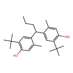 4,4'-Butylidenebis(3-methyl-6-tert-butylphenol) structure