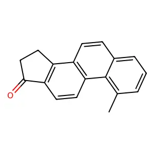 17H-Cyclopenta(a)phenanthren-17-one, 15,16-dihydro-1-methyl- structure
