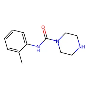 哌嗪-1-甲酸邻甲苯胺 structure