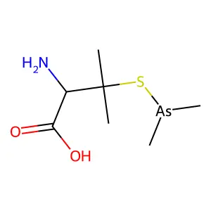 Dimethylarsinopenicillamine structure