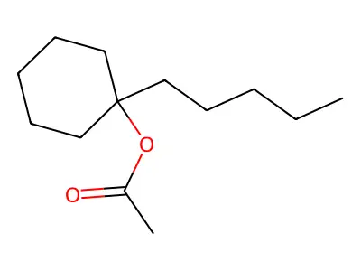 Cyclohexanol, pentyl-, acetate structure
