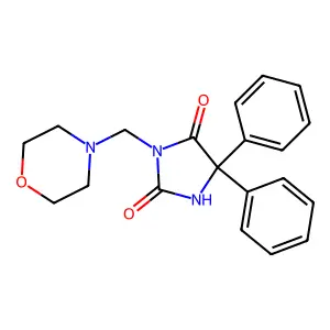 3,5-Dibromophenylsuccinic acid N-methylimide structure