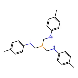Benzenamine, N,N',N''-(phosphinidynetris(methylene))tris(4-methyl- structure