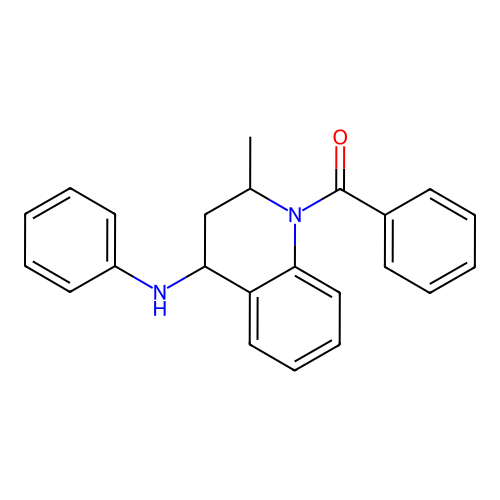 (4-Anilino-2-methyl-3,4-dihydroquinolin-1(2H)-yl)(phenyl)methanone structure