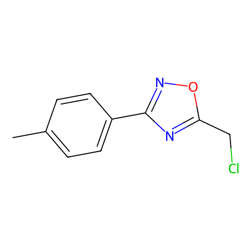 5-(Chloromethyl)-3-(4-methylphenyl)-1,2,4-oxadiazole structure