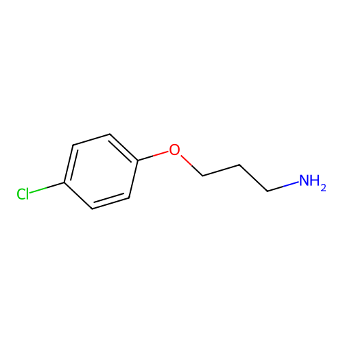 3-(4-Chlorophenoxy)propan-1-amine structure