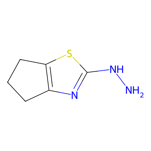 1-(5,6-dihydro-4H-cyclopenta[d]thiazol-2-yl)hydrazine structure