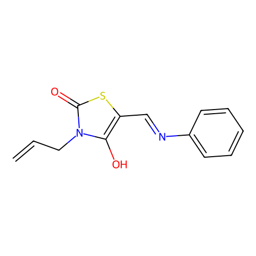 5-[(Phenylamino)methylene]-3-(2-propen-1-yl)-2,4-thiazolidinedione structure