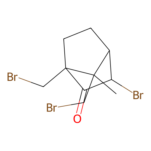 (+)-3,9,10-Tribromocamphor structure