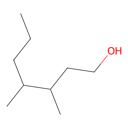3,4-Dimethyl-1-heptanol structure