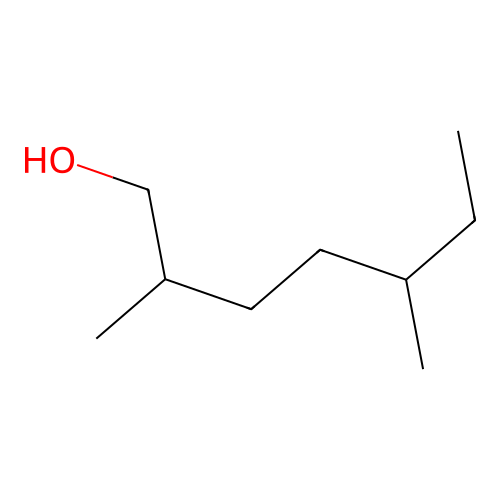 2,5-Dimethylheptan-1-ol structure