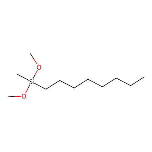Dimethoxymethyloctylsilane structure
