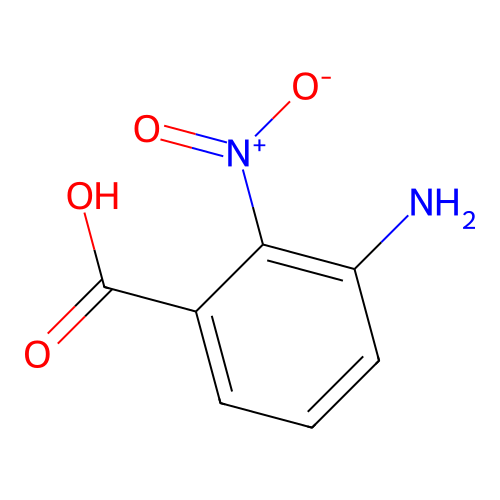 3-Amino-2-nitrobenzoic acid structure