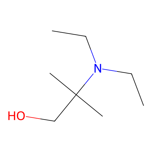 2-(Diethylamino)-2-methylpropan-1-ol structure
