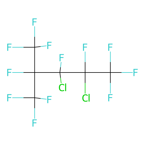 2,3-Dichloro-1,1,1,2,3,4,5,5,5-nonafluoro-4-(trifluoromethyl)pentane structure