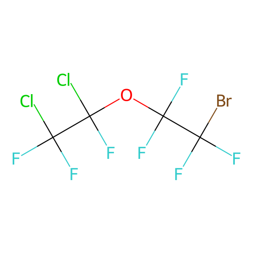 1-Bromo-2-(1,2-dichloro-1,2,2-trifluoroethoxy)-1,1,2,2-tetrafluoroethane structure