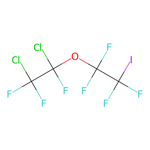 1-(1,2-Dichloro-1,2,2-trifluoroethoxy)-1,1,2,2-tetrafluoro-2-iodoethane structure