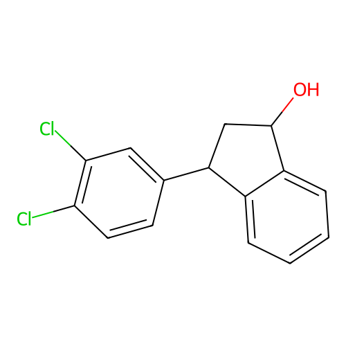 3-(3,4-Dichlorophenyl)indan-1-ol structure