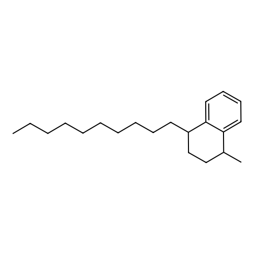 1-Decyl-1,2,3,4-tetrahydro-4-methylnaphthalene structure