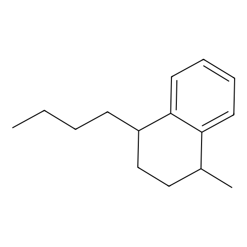 1-Butyl-1,2,3,4-tetrahydro-4-methylnaphthalene structure