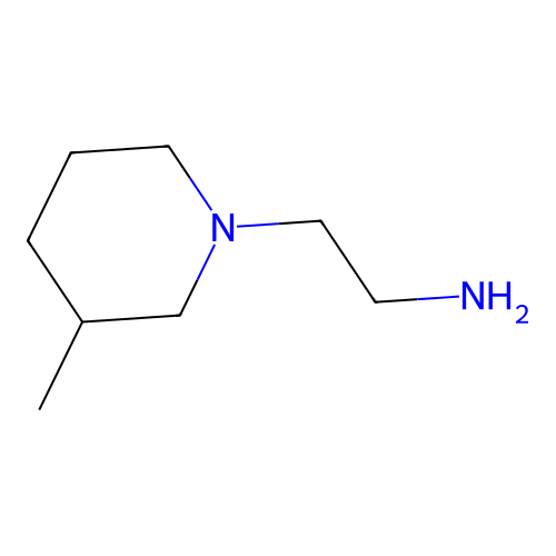 2-(3-Methyl-1-piperidinyl)ethanamine structure