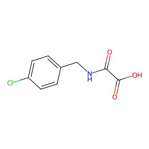 2-((4-氯苄基)氨基)-2-氧代乙酸 structure